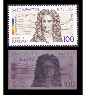 BRD Bund  Nr. 1646 als Hologramm-Marke zum Jahrbuch 1993