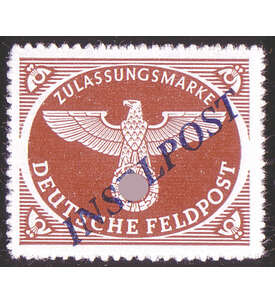 Deutsches Reich Feldpost Nr. 10B postfrisch, geprft + signiert Agramer Aufdruck