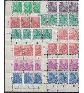 DDR Druckvermerke 12 verschiedene Fnfjahrplan 1957/1959