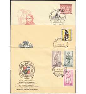 Berlin Nr. 125, 131 und 132-134 auf FDC