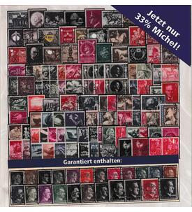 Dt. Reich Zusammenstellung Nr. 781-910 komplett gestempelt aus 1941-1945