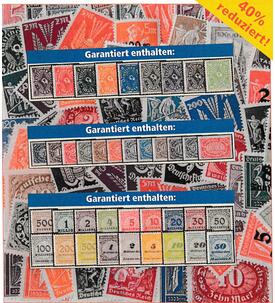 Dt. Reich Infla 140 ver. Werte postfrisch mit Nr. 224-232, 246-257 und 313-330