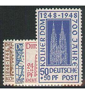 Alliierte Besetzung Nr. 69-72 postfrisch ** Kölner Dom