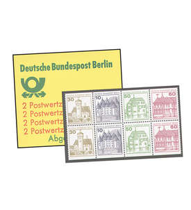 Berlin Markenheft Nr. 12 Burgen und Schlsser 1980 II