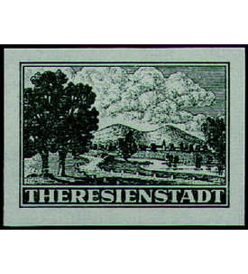 Replik Theresienstadt-Marke ungezähnt