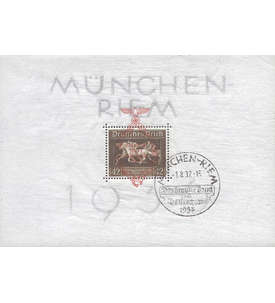 Deutsches Reich Block 10 mit Ersttagssonderstempel Mnchen Riem