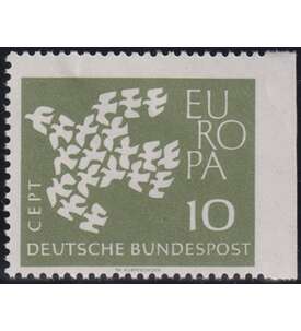 BRD Europa 1961 Nr. 367 y postfrisch rechts ungezhnt