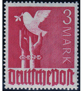 30 ver. Gemeinschaftsausgaben gestemp. Bedarfsqualitt mit 3 Mark Friedenstaube postfr.