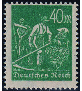 Deutsches Reich - Kartonpapier Nr. 244 a z postfrisch Arbeiter 1922