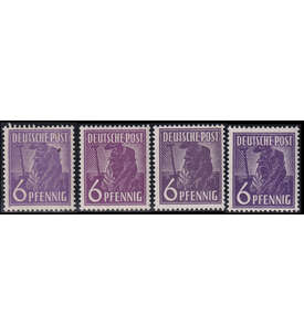 Alliierte Besetzung - Farben Nr. 944 a, b, c, e postfrisch