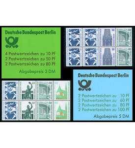 Berlin Markenheft Nr. 14+15 mZ mit Zhlbalken postfrisch **