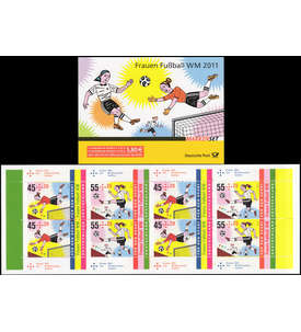 BRD Bund  Markenheft Nr. 84          Frauen Fuball WM 2011