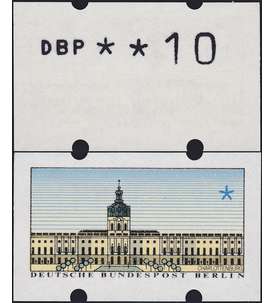   Berlin ATM Wertzifferaufdruck auf Gummiseite postfrisch