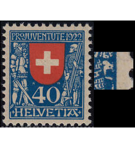   Schweiz Nr. 178 I postfrisch Plattenfehler