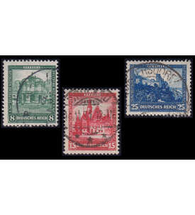 Dt. Reich Nothilfe 1931 Nr. 459-461 gestempelt