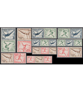 Deutsches Reich Zusammendrucke       SK27-28,W103-110 postfrisch    Olympische Spiele 1936
