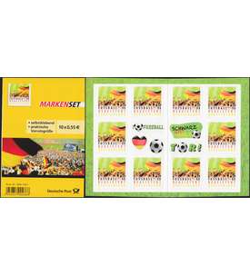 BRD Bund  Markenheft Nr. 88          Fuball 2012