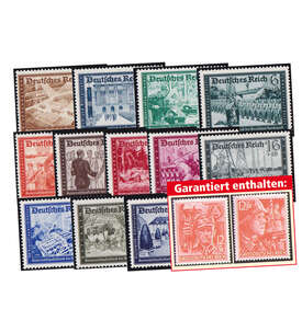 3. Reich postfrisch mit Nr. 702-713 und 909-910