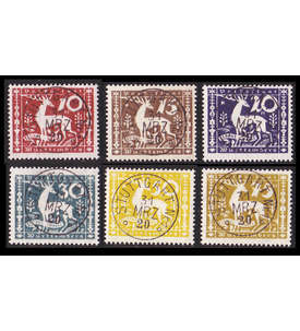Wrttemberg Nr. 144-149 gestempelt