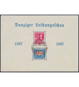 Danzig Block 3 gestempelt