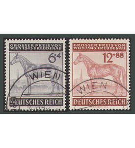 Deutsches Reich gestempelt mit Nr. 857-858