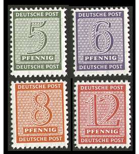 SBZ Nr. 120-123 postfrisch ** geprft und signiert Strh