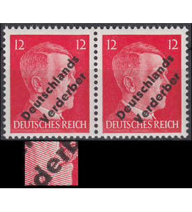 Deutsche Lokalausgabe Meissen  Nr. 34 V postfrisch ** Plattenfehler