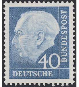 BRD Bund  Nr. 260Rxw postfrisch mit Zhlnummer 40 Pfg. Heuss