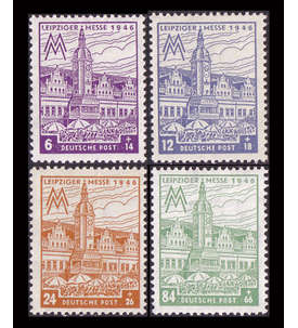 SBZ Nr. 162-165AX postfrisch 12 Plattenfehler