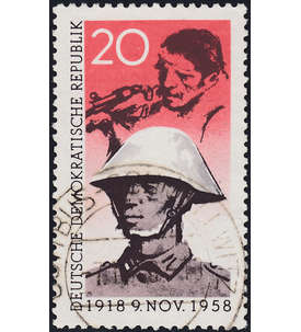 DDR Nr. 662 Pappchinese Einzelmarke mit sauberer Bedarfsabstempelung
