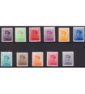 Serbien - Freimarken 1911 Nr. 96-106 postfrisch Kurzsatz K�nig Peter I