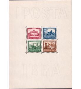 Sonderblock IBRA Mnchen gestaltet wie Dt. Reich Block mit Inschfrit IBRA MNCHEN