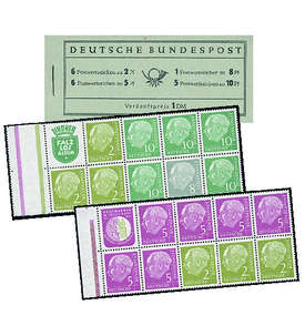 BRD Bund  Markenheft Nr. 3 Heuss 1956