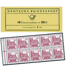 BRD Bund  Markenheft Nr. 11 Lorsch 1966