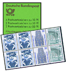 BRD Bund  Markenheft Nr. 29 a Sehenswrdigkeiten 1993