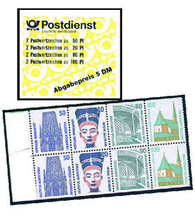 BRD Bund  Markenheft Nr. 31 Sehenswrdigkeiten 1994