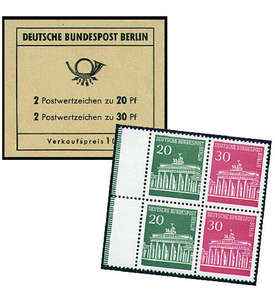 Berlin Markenheft Nr. 7 Brandenburger Tor 1970