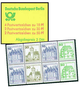 Berlin Markenheft Nr. 11 Burgen und Schlsser 1980 I