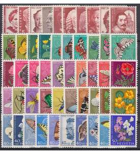 Schweiz Pro Juventute 1950- 1959 postfrisch ** MNH