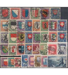 Schweiz Pro Juventute 1920-   1929 gestempelt