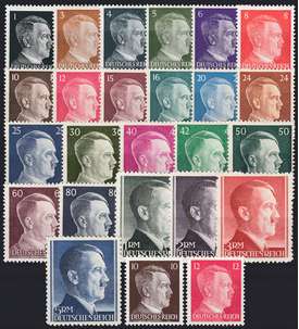 Deutsches Reich Nr. 781-802A,826-27 Hitler postfrisch