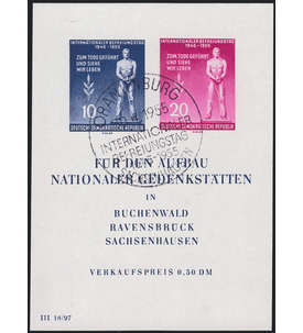 DDR Block 11 mit Sonderstempel Oranienburg