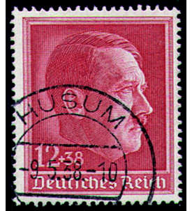 Deutsches  Reich Hitler Werte gestempelt mit Nr. 664