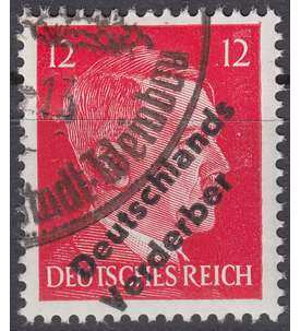 Deutsche Lokalausgaben Meien Nr. 34 I gestempelt -Aufdruckfehler