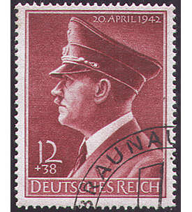 Deutsches Reich mit Nr. 813 gestempelt