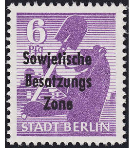 SBZ Nr. 201 A ux postfrisch geprft und typsigniert