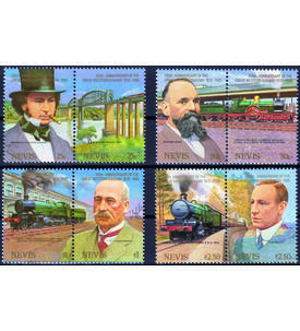 Motiv Eisenbahn I 6 postfrische Werte auf Steck- karte