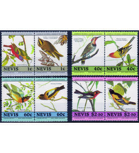 Motiv V�gel I 8 postfrische Werte auf Steck- karte