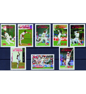 Motiv Kricket II 8 postfrische Werte auf Steck- karte