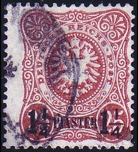 Deutsche Post Trkei Nr. 4b gestempelt geprft